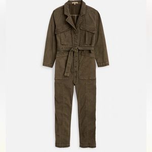 Botanical Dyed Expedition Jumpsuit in Washed Twill small NWT never worn